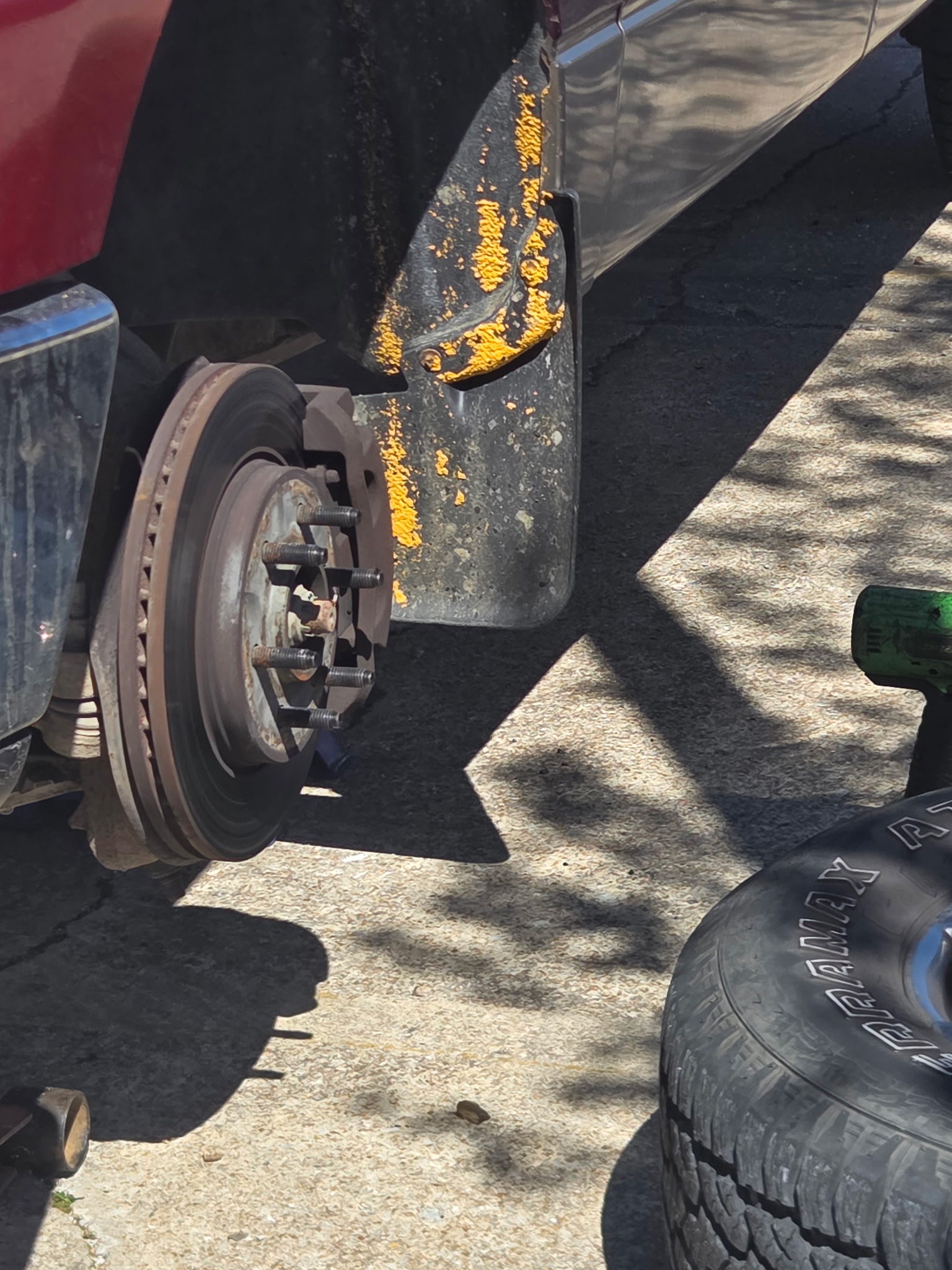 Brake rotor service and maintenance